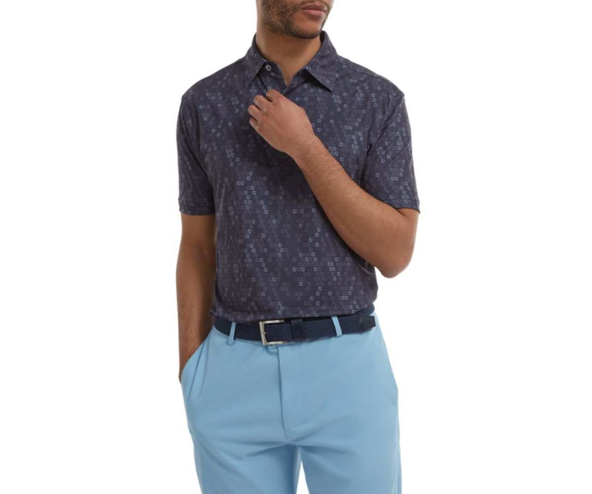 Polo Footjoy Digi Camo FJ Print Lisle