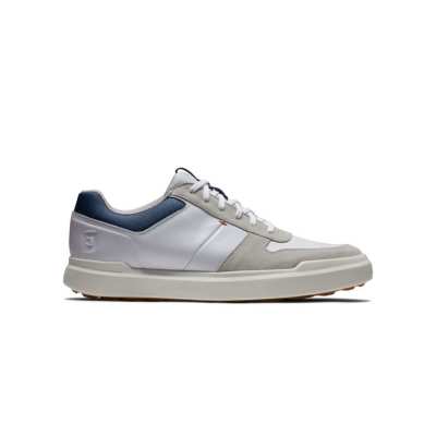 Chaussures Footjoy Contour Casual SS24 White Navy Grey