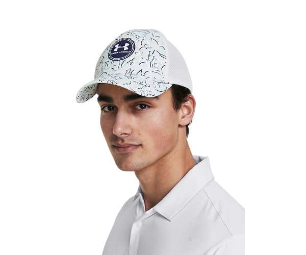 Casquette Under Armour Iso-Chill Driver Mesh SS24 White