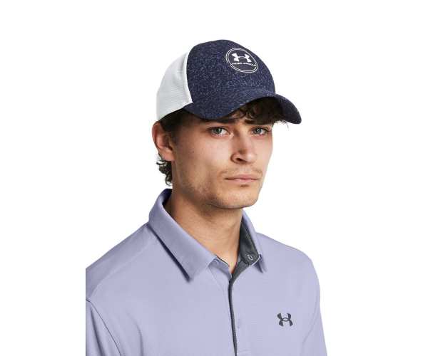 Casquette Under Armour Iso-Chill Driver Mesh Ajustable SS24 White Navy