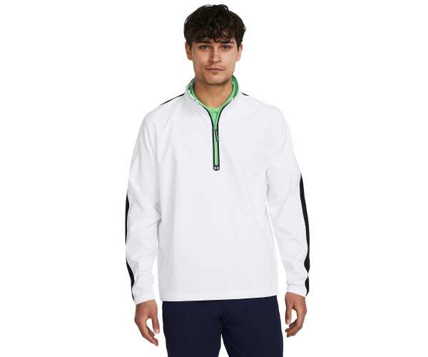 Sweat Coupe Vent Under Armour Storm Winstrike 1/2 Zip SS24 White Navy Green