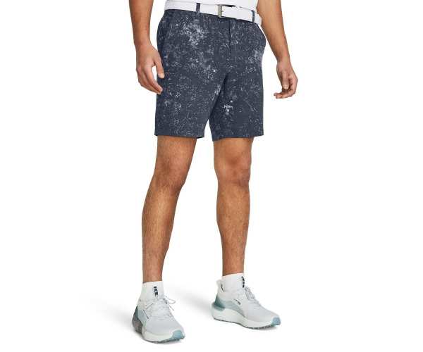 Short Under Armour Drive Printed Taper SS24 Downpour Grey