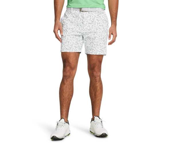 Short Under Armour Iso-Chill Printed SS24 White Navy