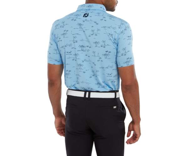 Polo Footjoy Tropic Golf Print Lisle