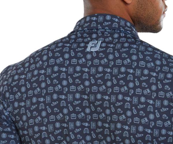 Polo Footjoy Travel Print Lisle