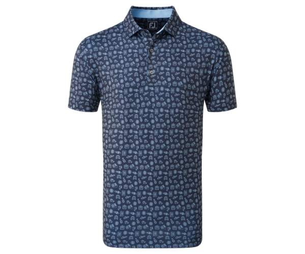Polo Footjoy Travel Print Lisle