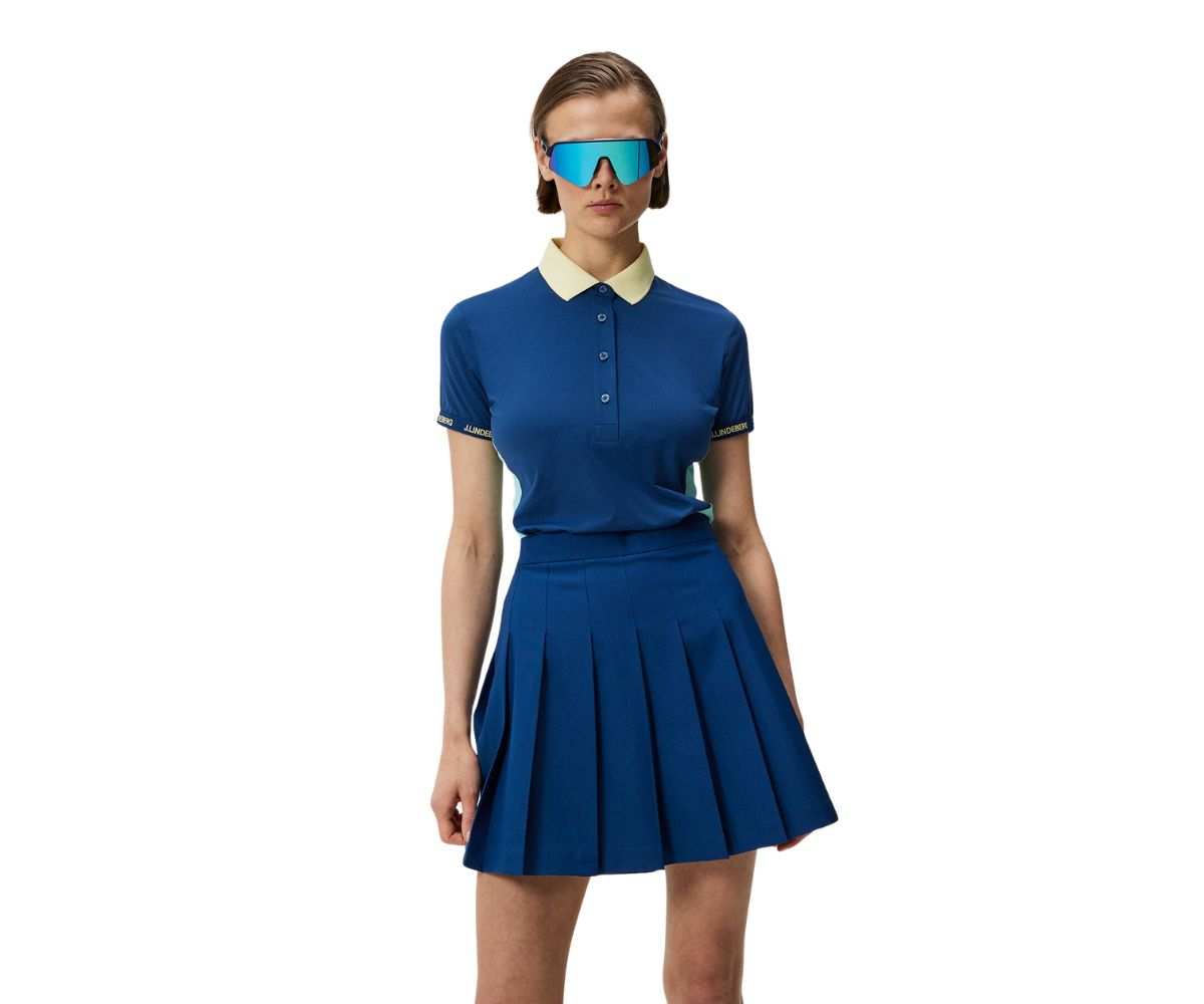Polo Femme J.Lindeberg Makena SS24 Estate Blue