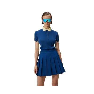 Polo Femme J.Lindeberg Makena SS24 Estate Blue