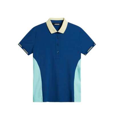 Polo Femme J.Lindeberg Makena SS24 Estate Blue