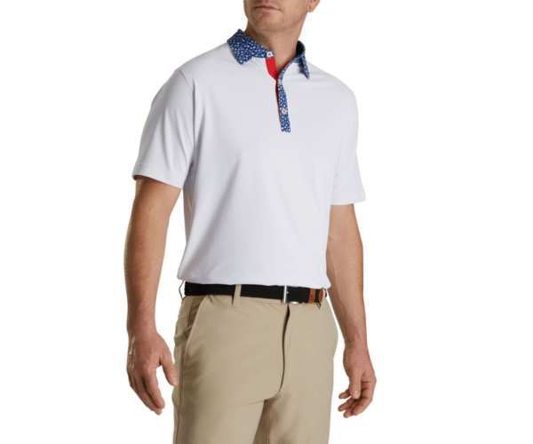 Polo Footjoy Tossed Tulip Trim Pique