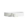 Ceinture J.Lindeberg Bridger Leather Belt SS24 White