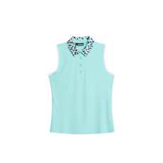 Polo Sans Manche Femme J.Lindeberg Gigi SS24 Aruba Blue