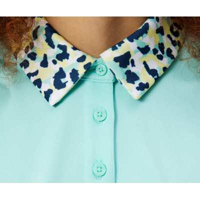 Polo Sans Manche Femme J.Lindeberg Gigi SS24 Aruba Blue