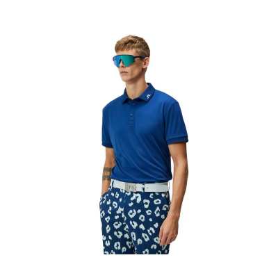 Polo J.Lindeberg KV Regulat Fit Print SS24 Estate Blue