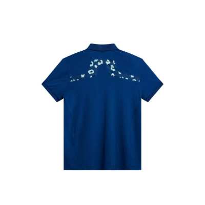 Polo J.Lindeberg KV Regulat Fit Print SS24 Estate Blue