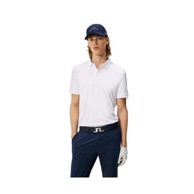 Polo J.Lindeberg Jeff Reg Fit SS24 White