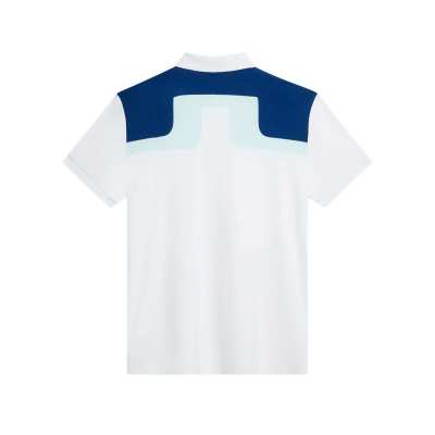 Polo J.Lindeberg Jeff Reg Fit SS24 White