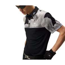 Polo J.Lindeberg Jeff Tour Golf Masters SS24 Black