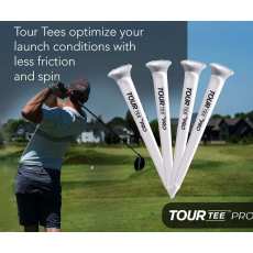 Tees Tour Tee Pro Green Pack x4