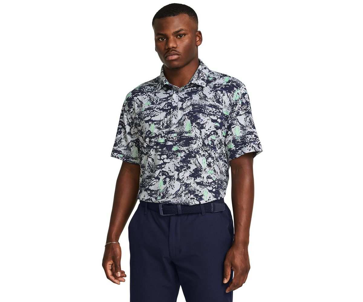 Polo Under Armour Playoff 3.0 SS24 Pine Camo / Matrix Green
