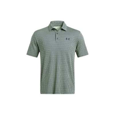 Polo Under Armour Playoff 3.0 Micro Pine SS24 Matrix Green