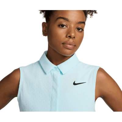 Polo Femme Sans Manches Nike Dri-Fit ADV Tour SU24 Glacier