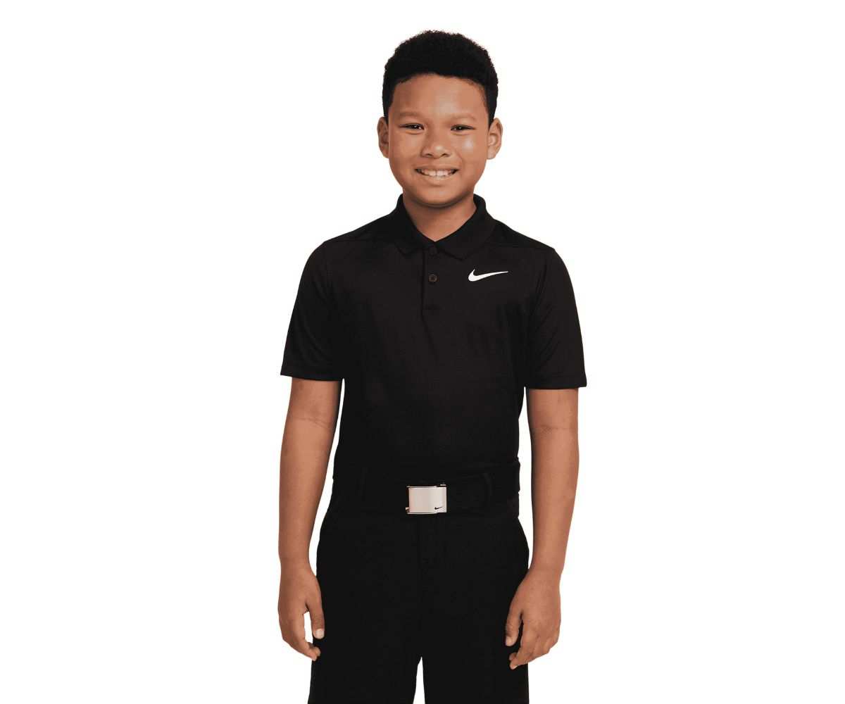 Polo Junior Nike Dri-Fit Victory Black