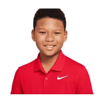 Polo Junior Nike Dri-Fit Victory Red