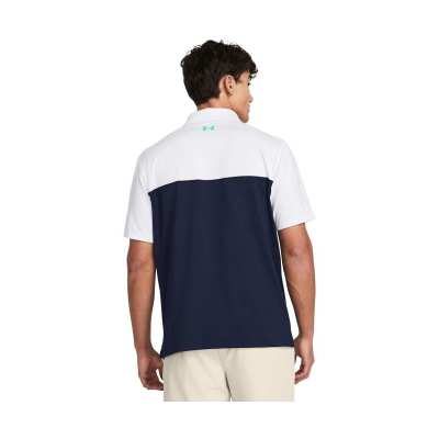 Polo Under Armour T2G Color Block SS24 Navy White