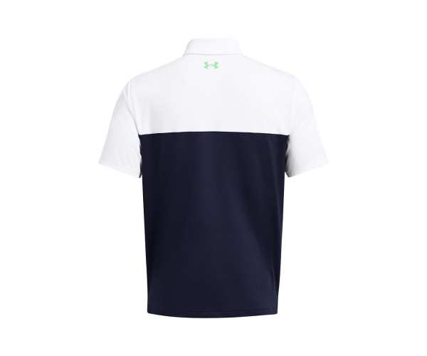 Polo Under Armour T2G Color Block SS24 Navy White