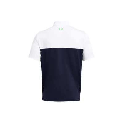 Polo Under Armour T2G Color Block SS24 Navy White