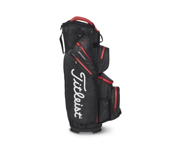 Sac Chariot Titleist Cart 14 Stadry Black Black Red