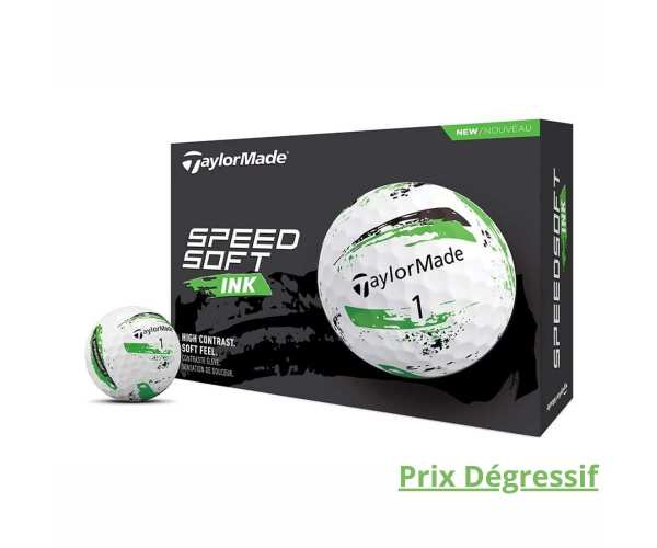 Balles Taylormade SpeedSoft Ink Green
