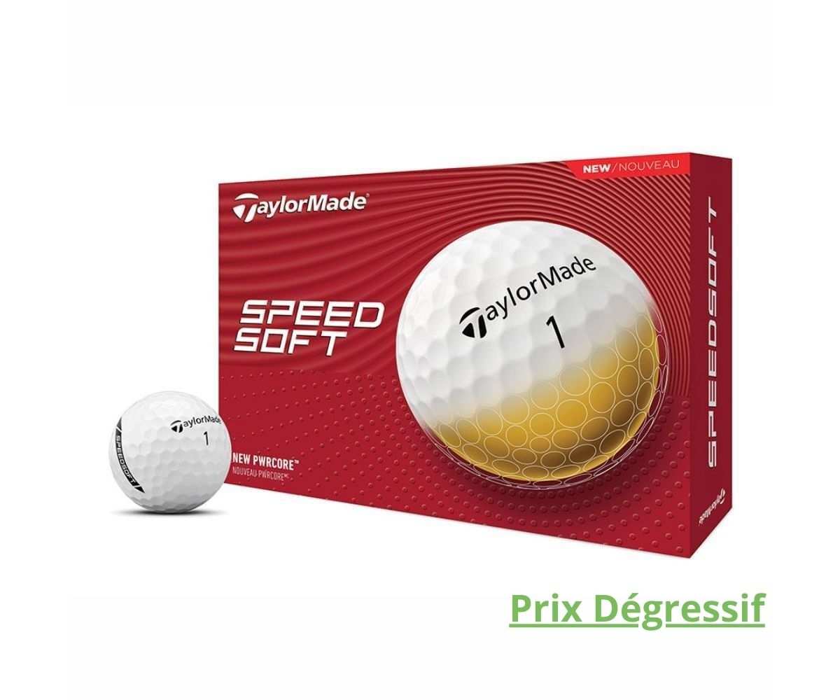 Balles Taylormade SpeedSoft White Dozen