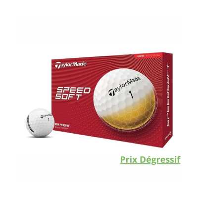 Balles Taylormade SpeedSoft White Dozen