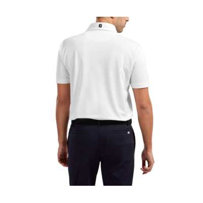 Polo Footjoy Stretch Pique Solid White