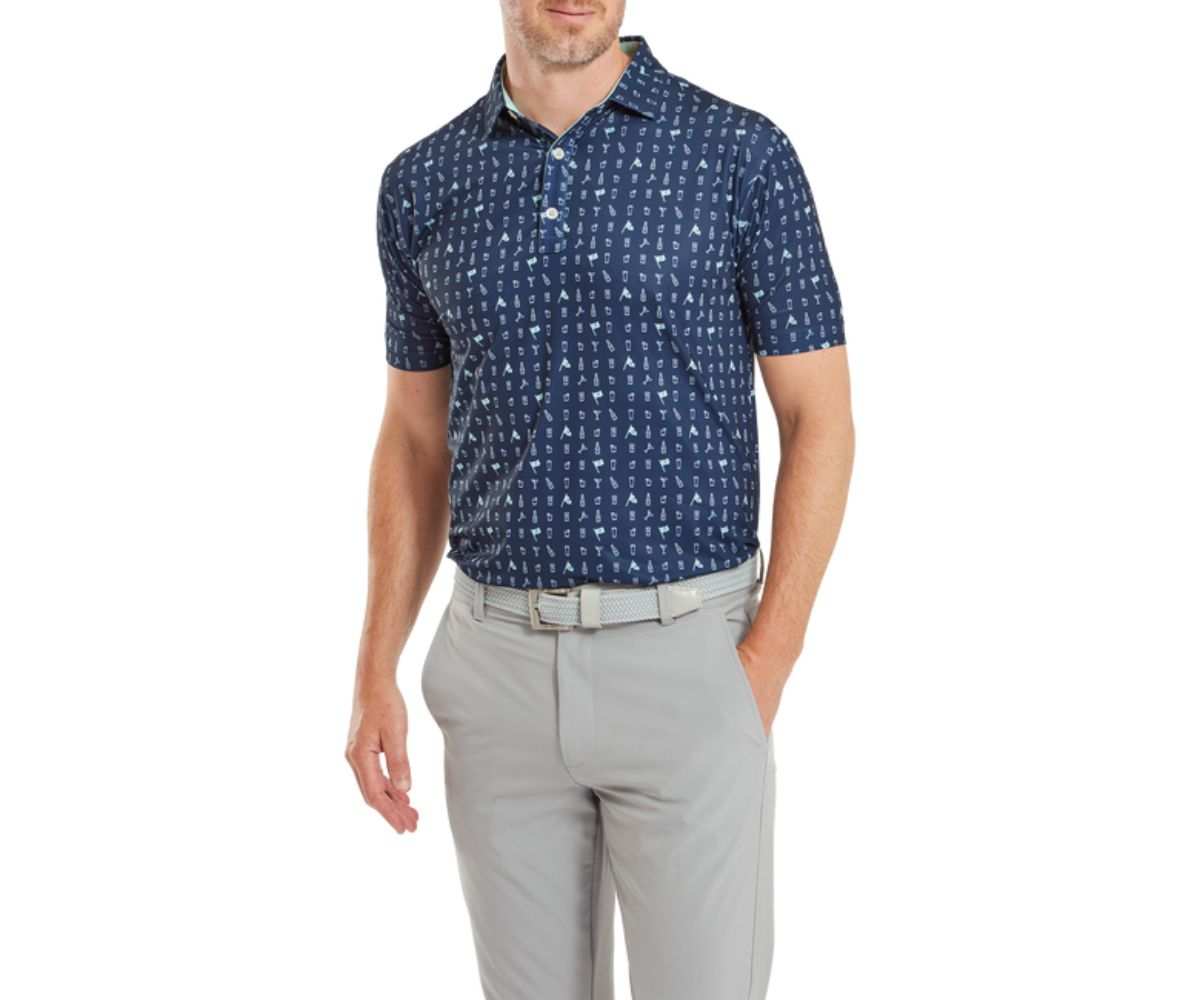 Polo Footjoy The 19th Hole SS24 Navy