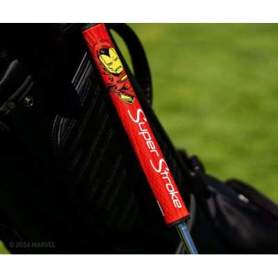 Grip de Putter Super Stroke Tour 2.0 Marvel Edition + Marque Balle Iron Man