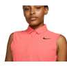 Polo Sans Manches Femme Nike Dri-Fit ADV Tour FA24 Light Wild Mango