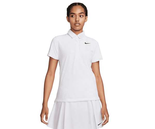 Polo Femme Nike Dri-Fit ADV Tour FA24 White