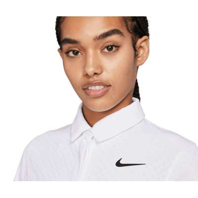 Polo Femme Nike Dri-Fit ADV Tour FA24 White