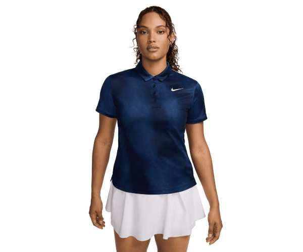 Polo Femme Nike Dri-Fit Victory Print FA24 Mystic Navy