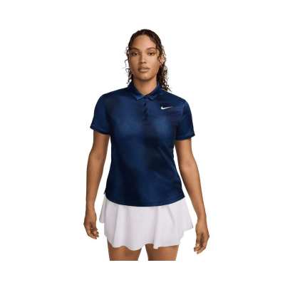 Polo Femme Nike Dri-Fit Victory Print FA24 Mystic Navy
