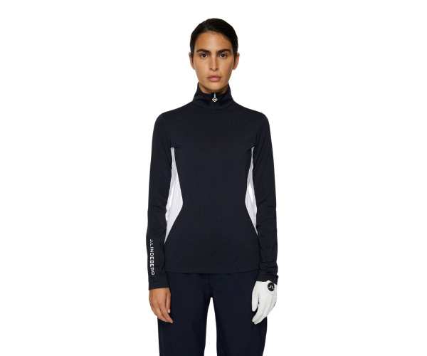 Sweat Femme J.Lindeberg Cookies Mid Layer FW24 Navy