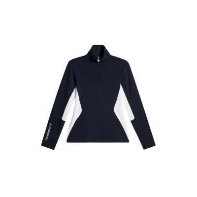 Sweat Femme J.Lindeberg Cookies Mid Layer FW24 Navy