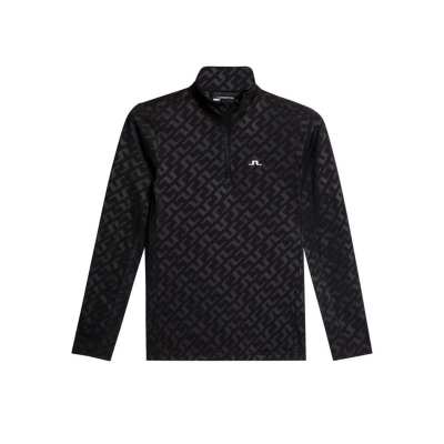 Sweat Femme J.Lindeberg Lauryn Deboss Mid Layer FW24 Black