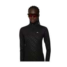Sweat Femme J.Lindeberg Lauryn Deboss Mid Layer FW24 Black
