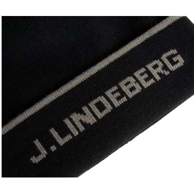 Bonnet J.Lindeberg Stripe Beanie FW24 Black