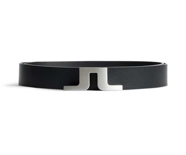 Ceinture J.Lindeberg Bridger Leather Belt FW24 Black