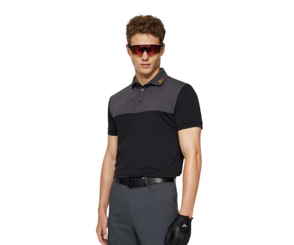 Polo J.Lindeberg Jeff Reg Fit FW24 Asphalt